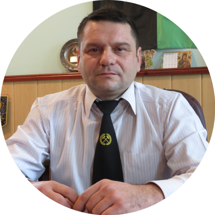 Руслан Віхоть, голова профкому шахти "Надія"